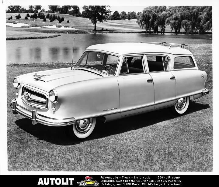 1954 Nash Rambler Station Wagon Factory Photo  