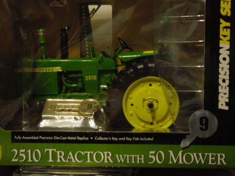 JD 2510 TRACTOR W/50 MOWER KEY#9  