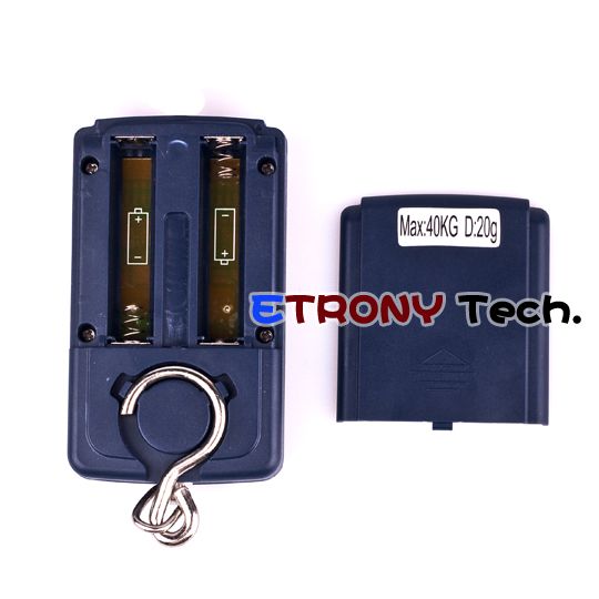 20 g   40 kg Digital Hanging Fishing Luggage Scale LC8  