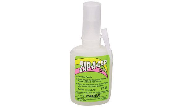 ZAP A GAP 1oz.Bottle CA+ Glue Pacer #PT02  