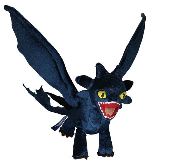 How to Train Your Dragon Night Fury Plush Toys Doll NY  