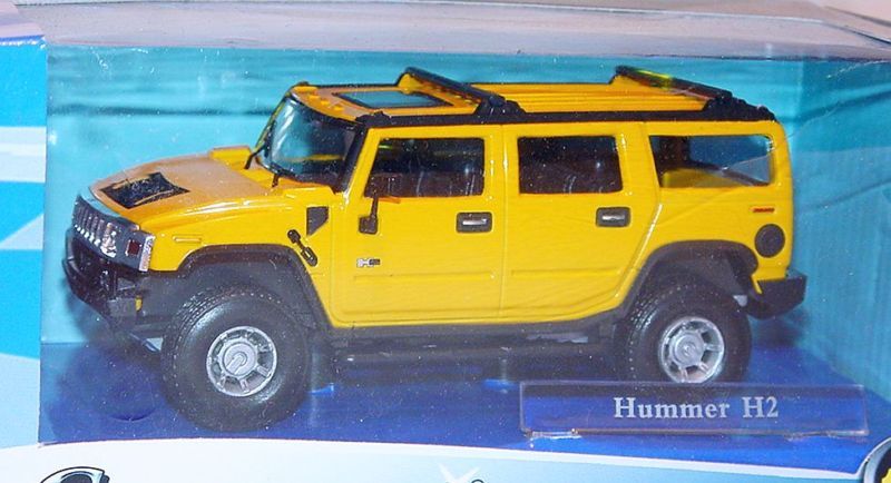 Cararama Hongwell GM HUMMER H2 4x4 SUV Model Car MIB #3  