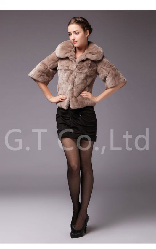 0258 rex rabbit fur jacket jackets coat garment clothes garments coats 