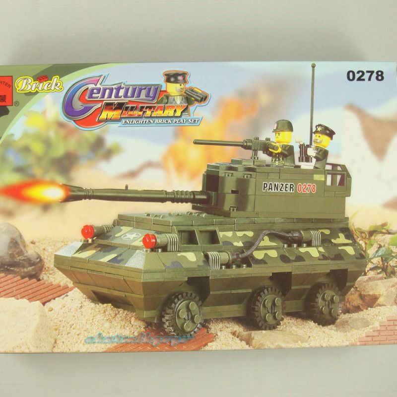 Military army enlighten Building Block Brick Set #0278  