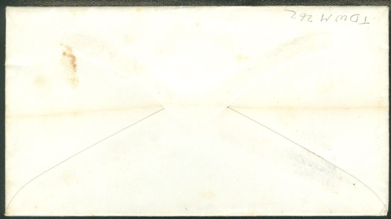 USA  1869 1¢ on cover to Cooperstown, New York just tied at top 