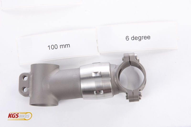 KGS / Zinn Coupled Titanium Travel Stem 100mm 6 deg  