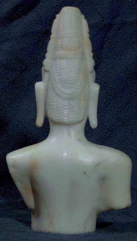 Sculpture Stone Carving of Asian Tribal Woman  