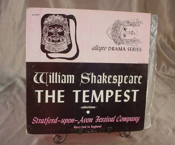 Shakespeare THE TEMPEST/RICHARD II/MERRY WIVES OF WINDSOR Allegro 