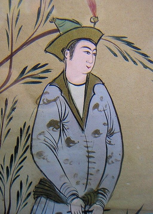 ANTIQUE DRAWING TO RESTORE & REFRAME QING OFFICIAL  