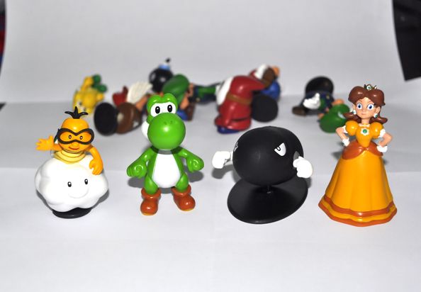 Super Mario Bros 1.5~2.5 Lot 18 pcs Action Figure Doll  