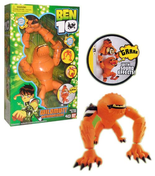 BEN 10 TEN TRANSFORM METAMORFIGURE WILDMUTT 8 1ST ED  