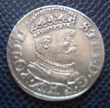 HUNGARY   POLAND / SILVER 3 GROSCHEN / BATHORI / 1586  