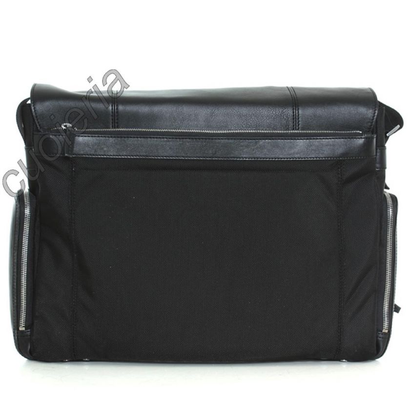 PIQUADRO Shoulder Messenger Bag PC   Leather Black CA1592LK New 