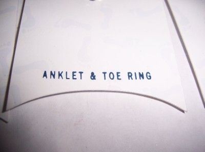 WHOLESALE 12 YOUTH ANKLET TOES RING SET PARTY JEWERLY  