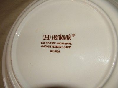 VTG HANKOOK 10 PECAN RECIPE PIE BAKER DISH PAN  