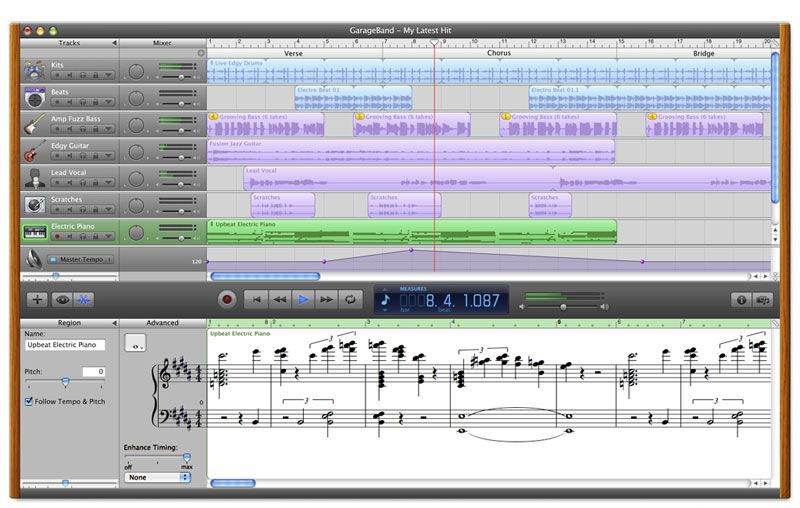 Make music, audition instruments, even create your own virtual band.