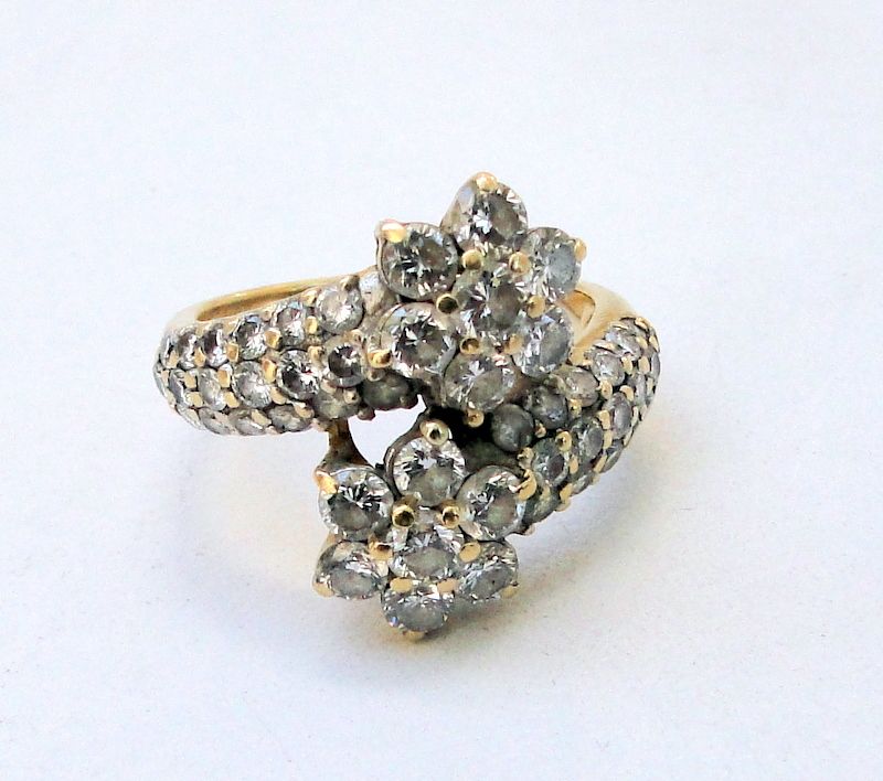 Designer 18 K solid gold Diamond ring jewelry  