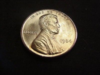 1984/84 DOUBLE DIE (EAR) LINCOLN CENT BRILLIANT UNC BU RED *BEAUTY 