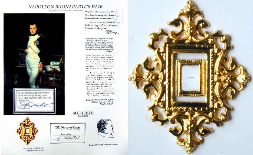   HAIR FAMOUS EMPEROR OF FRANCE COA I started 1992 BEST CHOICE  