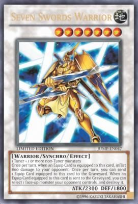 3X YuGiOh 5Ds Seven Swords Warrior JUMP EN047 Ultra Rare Promo X3