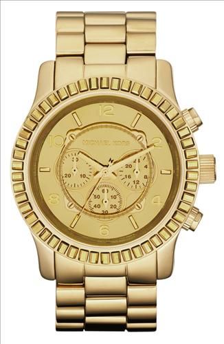   Oversized Baguette Dourado MK5541  Blog de Produtos   eCristall