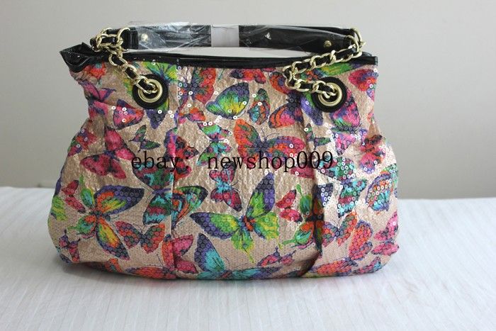 2012 Betsey Johnson BRAZIL CHAMPAGNE KEY ITEM Tote Bag  