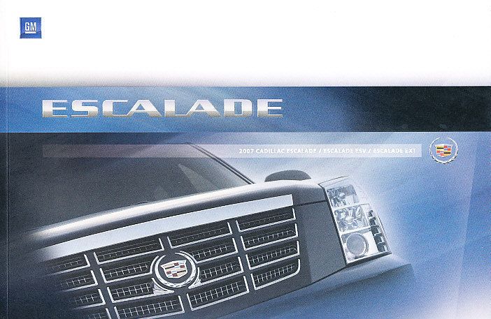 2007 Cadillac Escalade EXT ESV Media Special Sales Brochure Catalog 