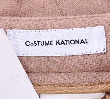 429 COSTUME NATIONAL BEIGE WOOL SKIRT IT42 US6 NWT  