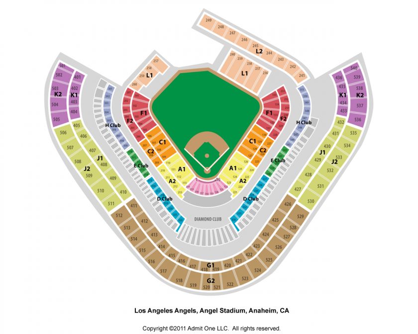 Tickets Los Angeles Angels vs Yankees (5/30)   Zone K2  