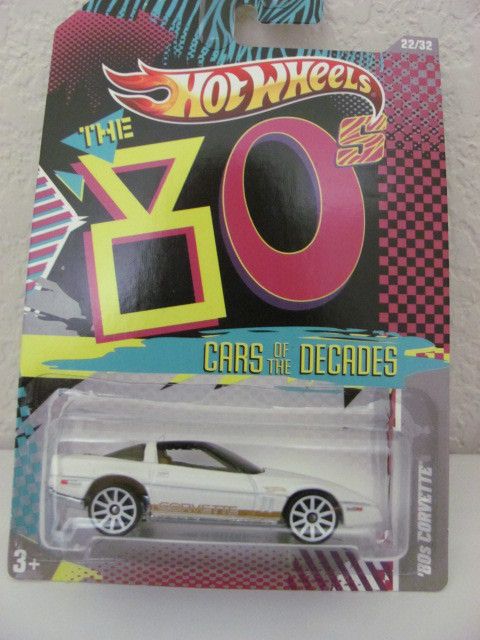 HOT WHEELS 2011 80S CARS OF THE DECADES 80S CORVETTE  