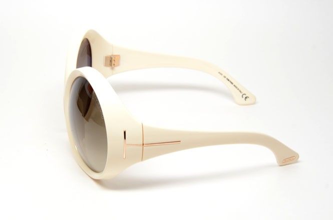 TOM FORD ALI TF 221 25P IVORY SUNGLASSES TF0221/S 94  