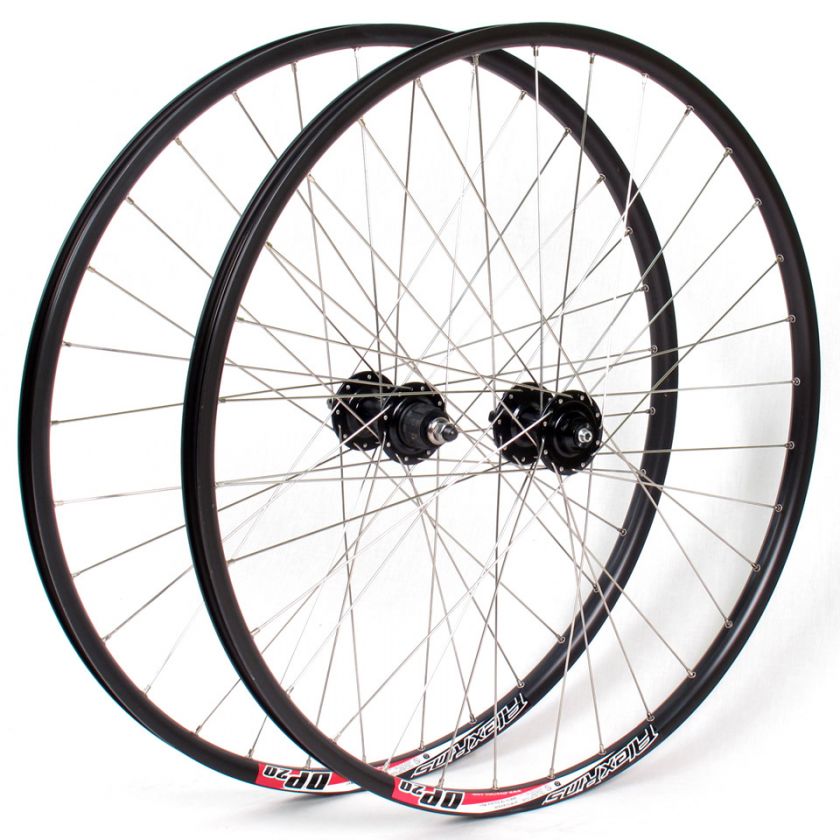   SPEED 29ER MOUNTAIN BIKE 6 BOLT DISC BICYCLE WHEELSET BLACK  