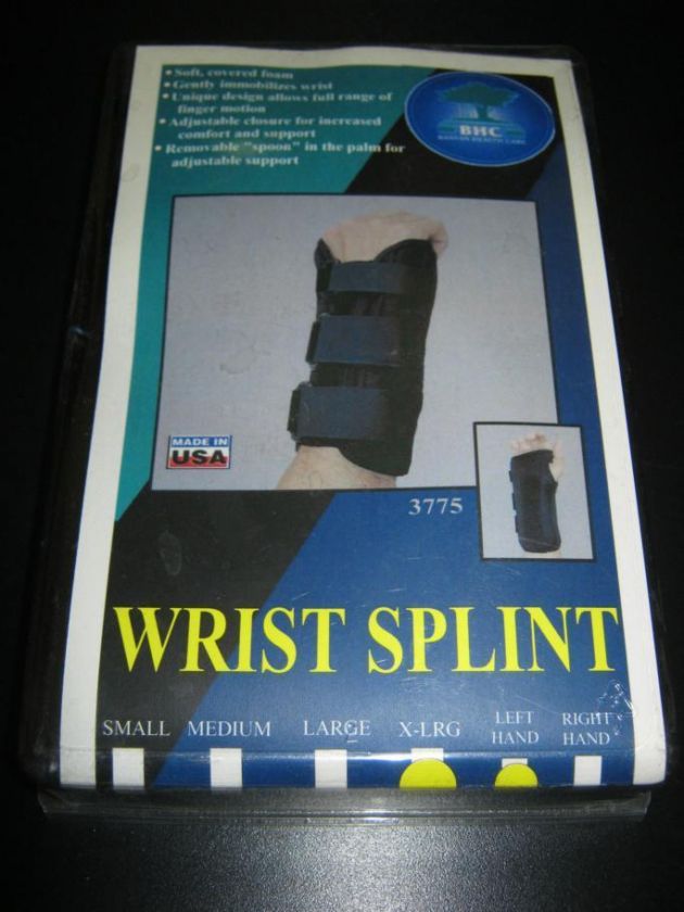 SOFT FOAM WRIST SPLINT BRACE SUPPORT 3775 RIGHT SMALL  