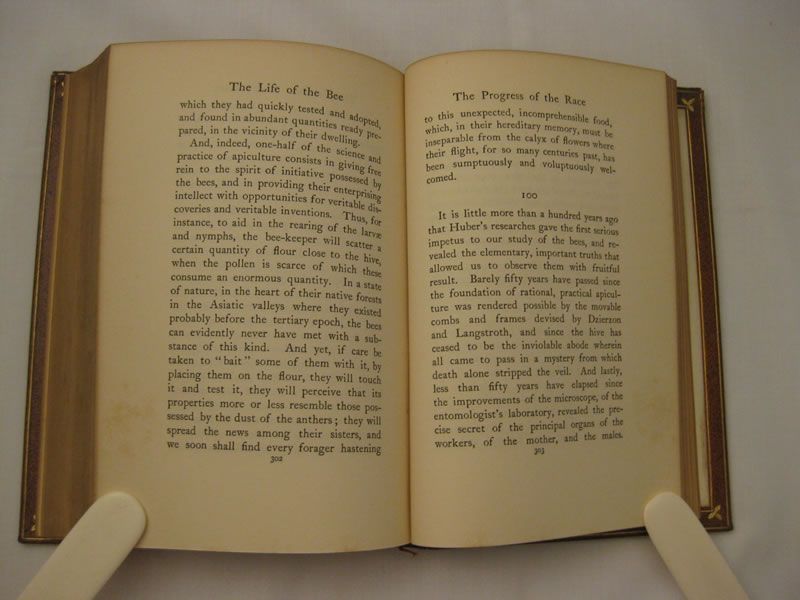 LIFE OF THE BEE   MAURICE MAETERLINCK trans SUTRO 1906  