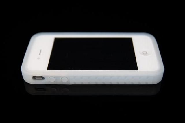 Clear Silicone Bumper Skin Case for Apple iPhone 4 4G  