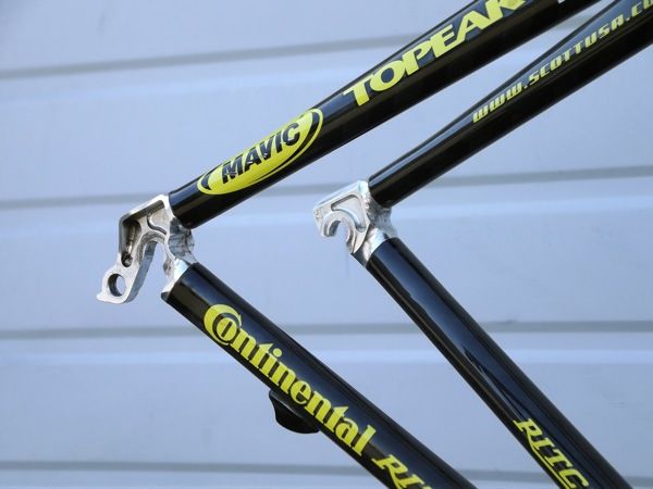 52cm 2007 Scott CR1 Saunier Duval Team Issue Full Carbon Frame Set 