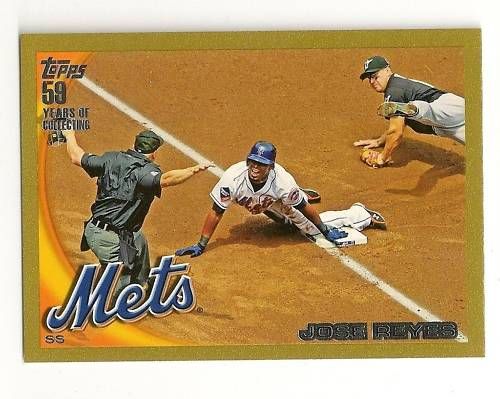 2010 Topps Gold Jose Reyes #339  