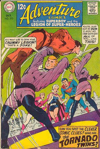 Adventure Comics # 373 [1968][The Tornado Twins] by DC  