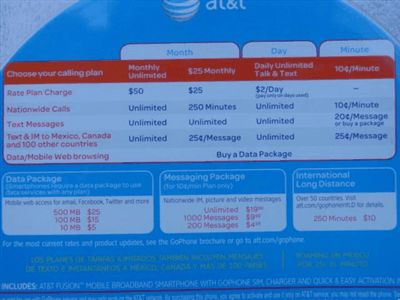 AT&T U8652 FUSION Android Prepaid GoPhone Brand New in Original Box 