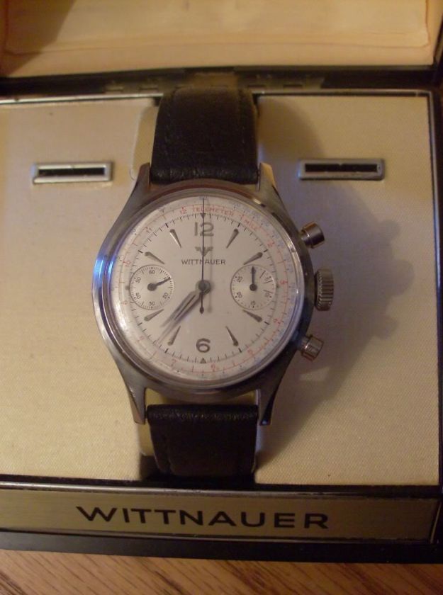 vintage Wittnauer windup chronograph  