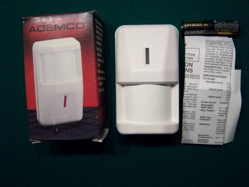 Ademco 5890 Wireless Motion Sensor NOT Pet Immune NIB  