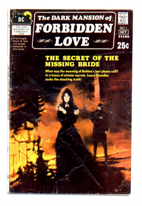 DARK MANSION OF FORBIDDEN LOVE #1 (DC 1971) VG  @ $30  