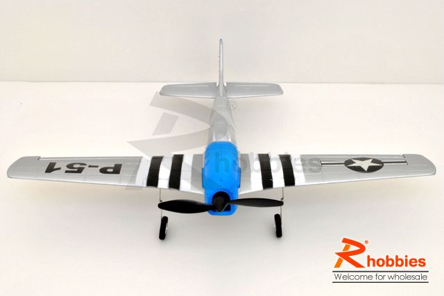 New 4Ch RTF RC R/c EP P 51 Mustang Scale Plane Airplane  