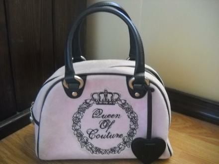 Juicy Couture Windowseat Satchel Handbag Purse  