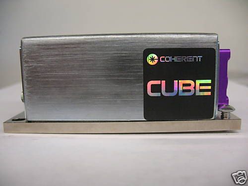 Used Coherent Cube Laser System,405 nm,50mW,Elliptical  