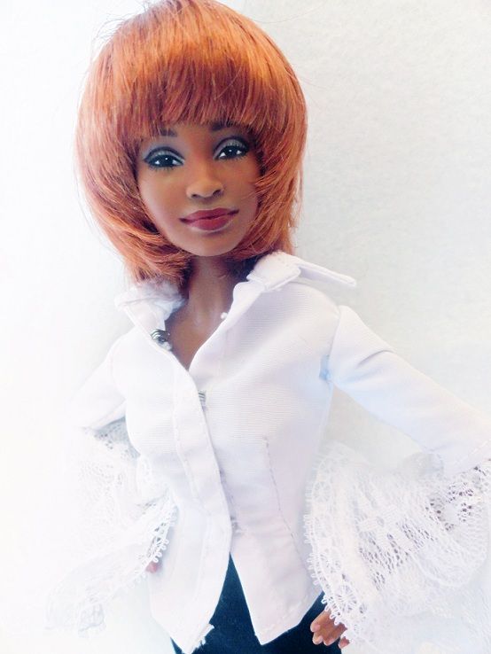   repaint OOAK  Whitney Houston  wigged   5 day auction   