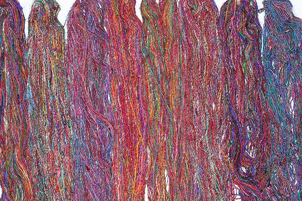 Balls 2 lb Himalaya Recycled Sari Silk Yarn  