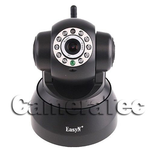 EasyN WiFi Wireless Two Way Audio IP Camera W/ Pan/Tilt Home Security 