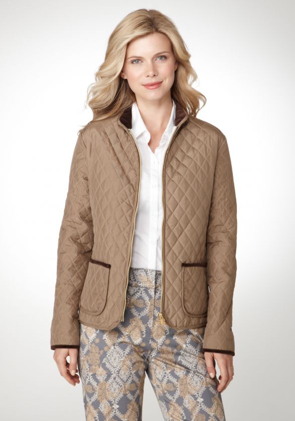 Bobby Jones Womens Heritage Silk Quilted Jacket  