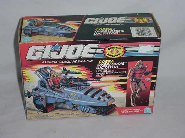 GI JOE COBRA OVERLORDS DICTATOR 1990 MISB SEALED HASBRO  